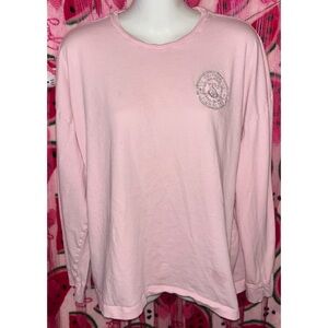 🩷 Victoria's Secret Long Sleeve Tee with Rhinestone Logo